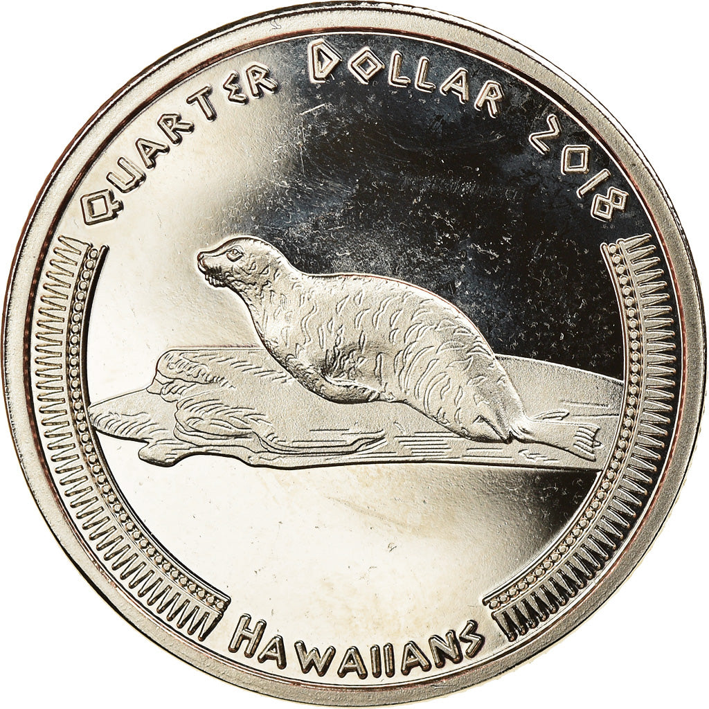 Monnaie, États-Unis, Hawaiians, Quarter, 2018, Paranumismatique, FDC