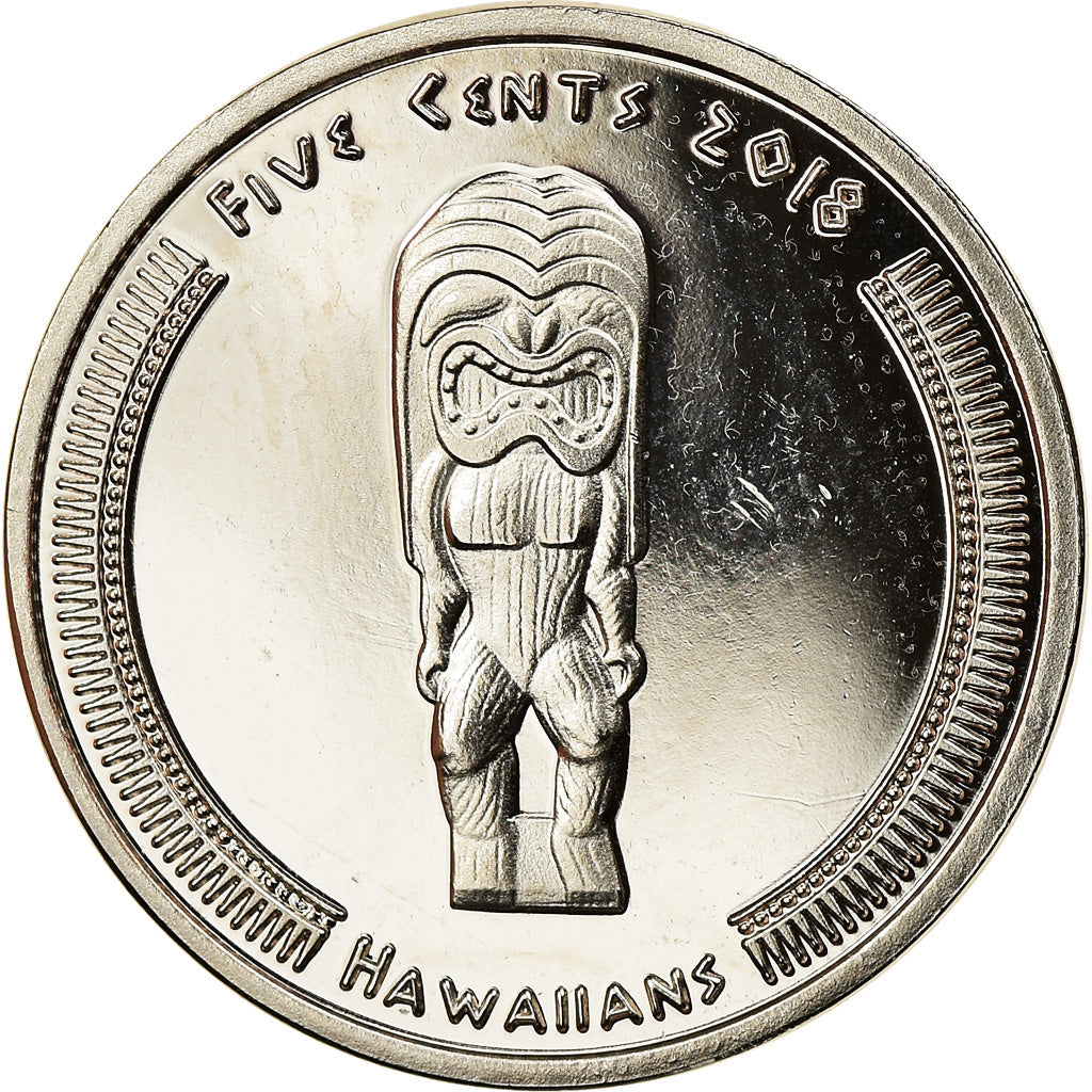 Coin, United States, Hawaiians, 5 Cents, 2018, Exonumia, MS(65-70)
