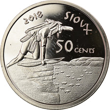 Coin, United States, Sioux, 50 Cents, 2018, Exonumia, MS(65-70), Copper-nickel