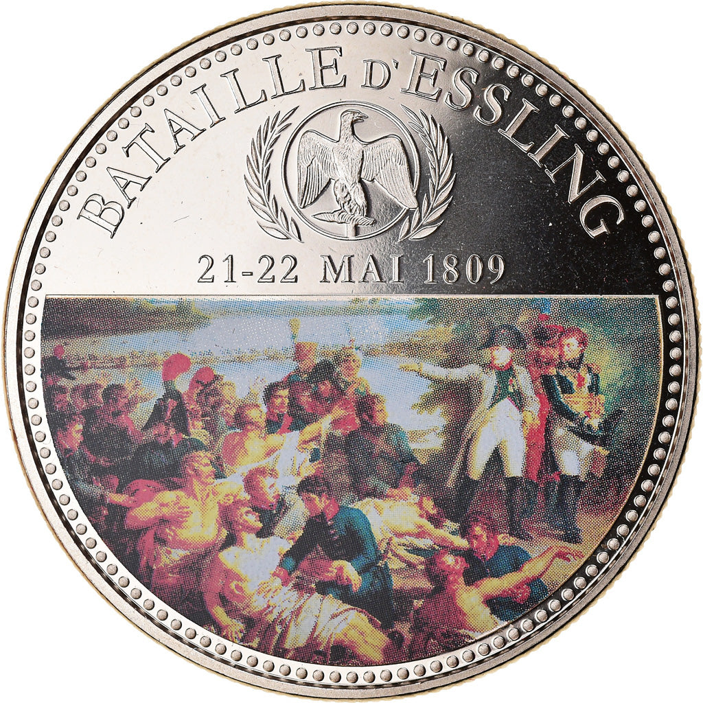 France, Medal, Napoléon Ier, Bataille d'Essling (1809), MS(65-70)