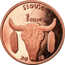 Coin, United States, Sioux, 1 Cent, 2018, Exonumia, MS(65-70), Copper Plated