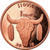 Coin, United States, Sioux, 1 Cent, 2018, Exonumia, MS(65-70), Copper Plated