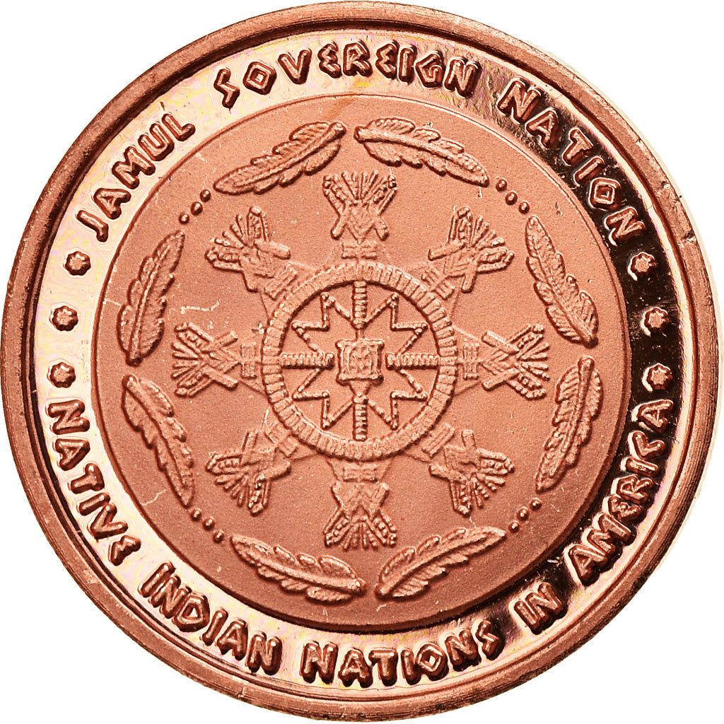 Coin, United States, Sioux, 1 Cent, 2018, Exonumia, MS(65-70), Copper Plated
