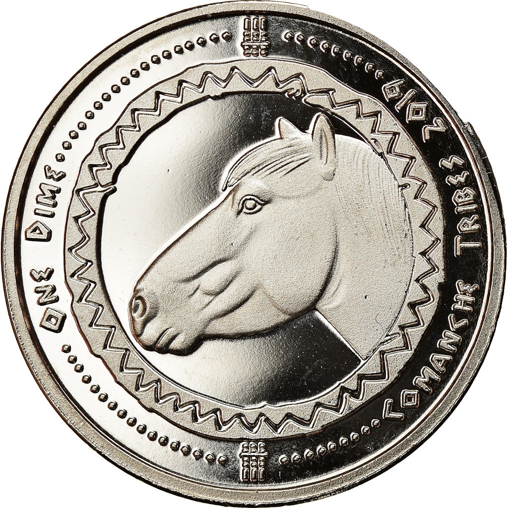 Coin, United States, Commanche, Dime, 2019, Exonumia, MS(65-70), Copper-nickel