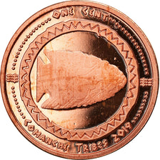 Moneta, USA, Commanche, 1 Cent, 2019, Exonumia, MS(65-70), Miedź platerowana