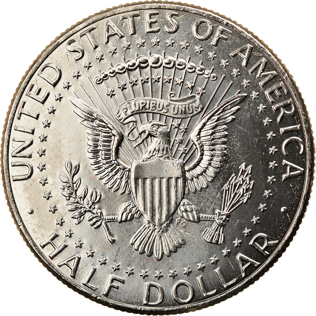Coin, United States, Kennedy Half Dollar, Half Dollar, 2018, U.S. Mint