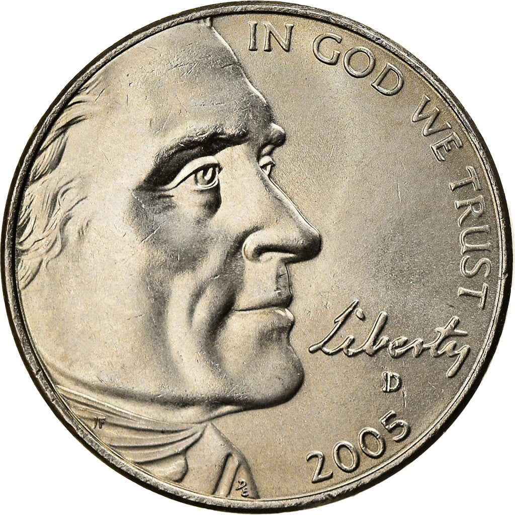 Coin, United States, Half Dime, 2005, U.S. Mint, MS(65-70), Copper-nickel