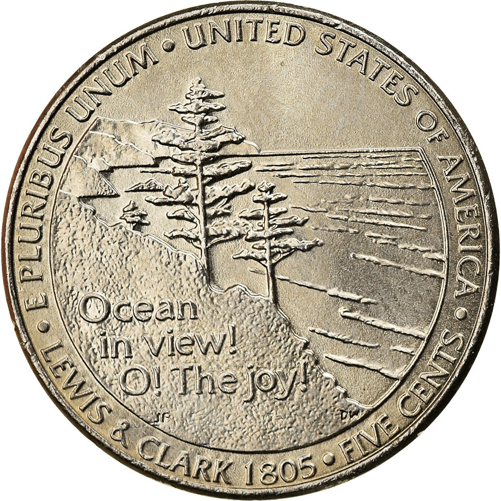 Coin, United States, Half Dime, 2005, U.S. Mint, MS(65-70), Copper-nickel