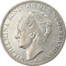 Coin, Netherlands, Wilhelmina I, 2-1/2 Gulden, 1933, AU(50-53), Silver, KM:165