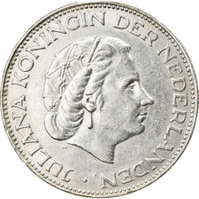 Coin, Netherlands, Juliana, 2-1/2 Gulden, 1961, EF(40-45), Silver, KM:185