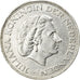 Coin, Netherlands, Juliana, 2-1/2 Gulden, 1961, EF(40-45), Silver, KM:185