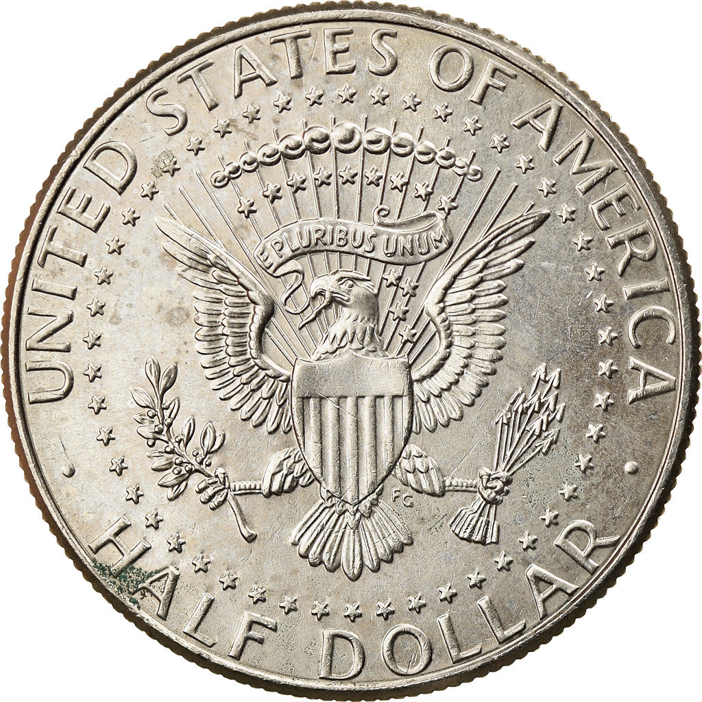 Coin, United States, Kennedy Half Dollar, Half Dollar, 2018, U.S. Mint