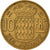Moeda, Mónaco, Rainier III, 10 Francs, 1950, AU(50-53), Alumínio-Bronze