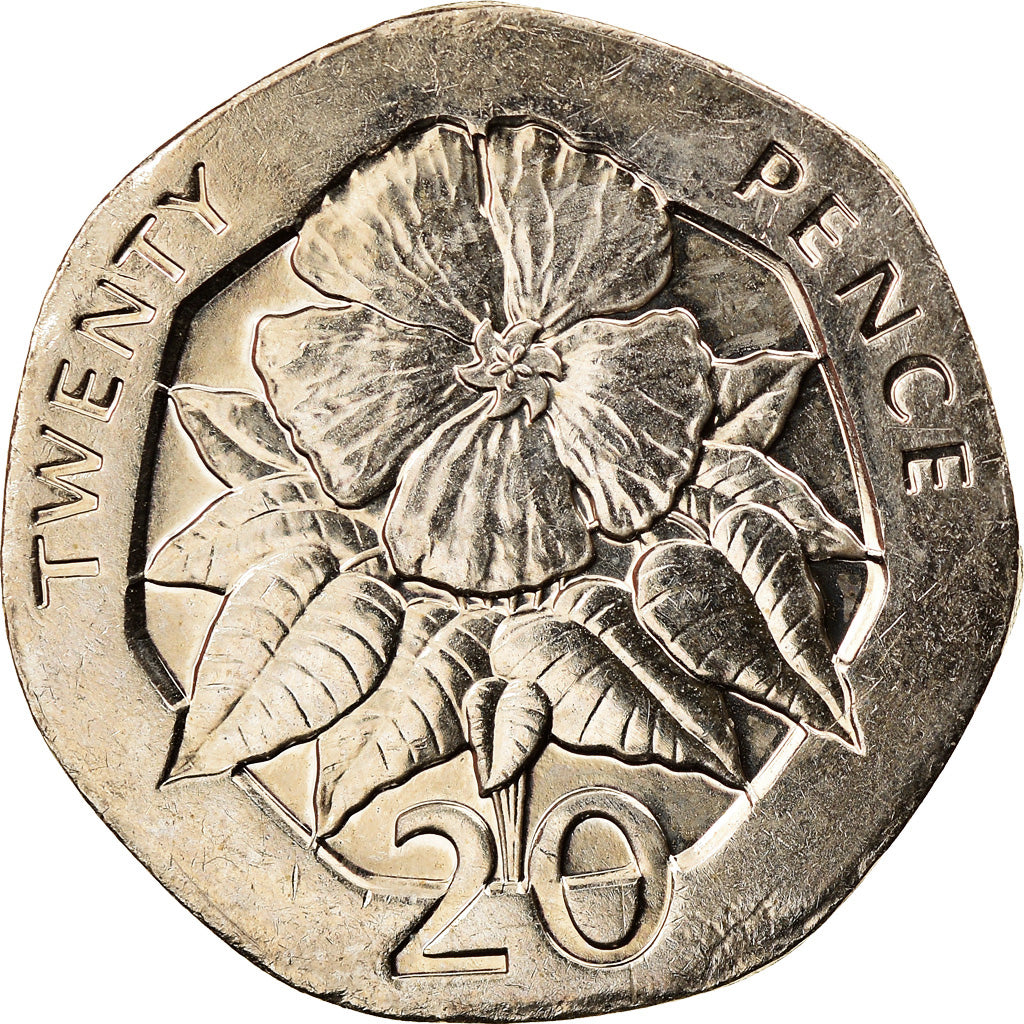 Coin, SAINT HELENA & ASCENSION, 20 Pence, 2006, AU(55-58), Copper-nickel