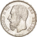 BELGIUM, 5 Francs, 5 Frank, 1876, KM #24, AU(55-58), Silver, 25.05