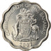 Coin, Bahamas, Elizabeth II, 10 Cents, 2007, Franklin Mint, MS(63)