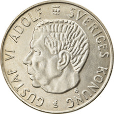 Coin, Sweden, Gustaf VI, 5 Kronor, 1955, MS(60-62), Silver, KM:829