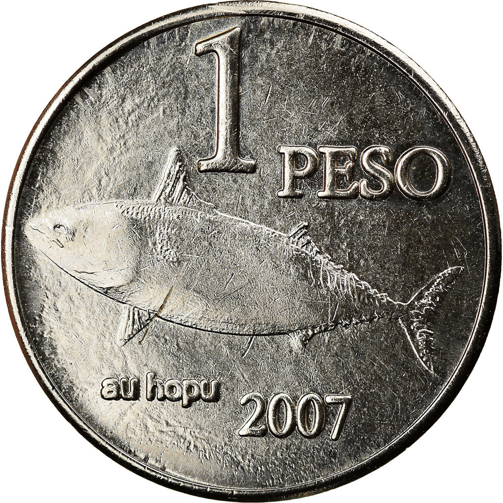 Münze, RAPA NUI - ISLA DE PASCUA - EASTER ISLAND, Peso, 2007, Osbourne Mint