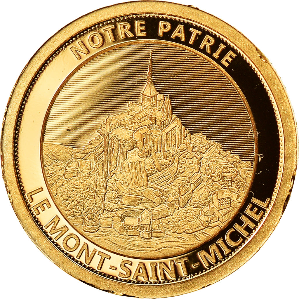 France, Le Mont Saint-Michel, 2017, MS(65-70), Gold
