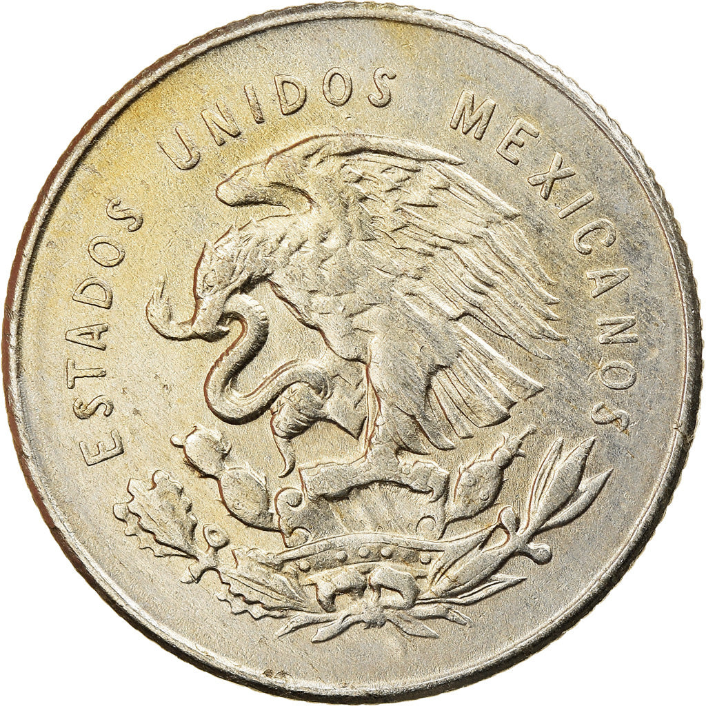 Moneda, México, 25 Centavos, 1950, Mexico City, EBC, Plata, KM:443