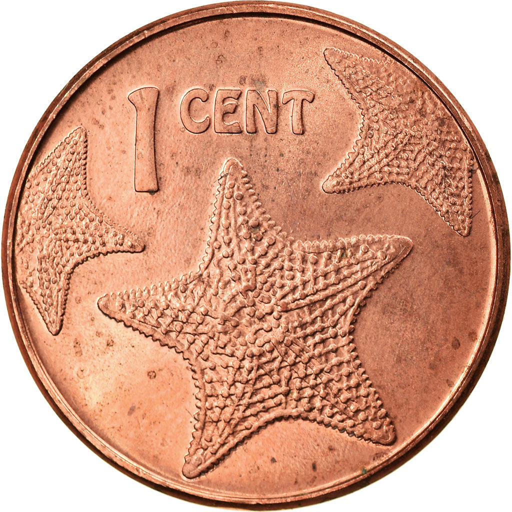 Coin, Bahamas, Elizabeth II, Cent, 2006, AU(50-53), Copper Plated Zinc, KM:218.1
