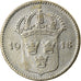 Coin, Sweden, Gustaf V, 10 Öre, 1918, MS(60-62), Silver, KM:780
