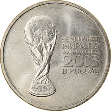 Moneda, Rusia, 25 Roubles, 2018, 2018 FIFA World Cup Russia, EBC, Cobre -