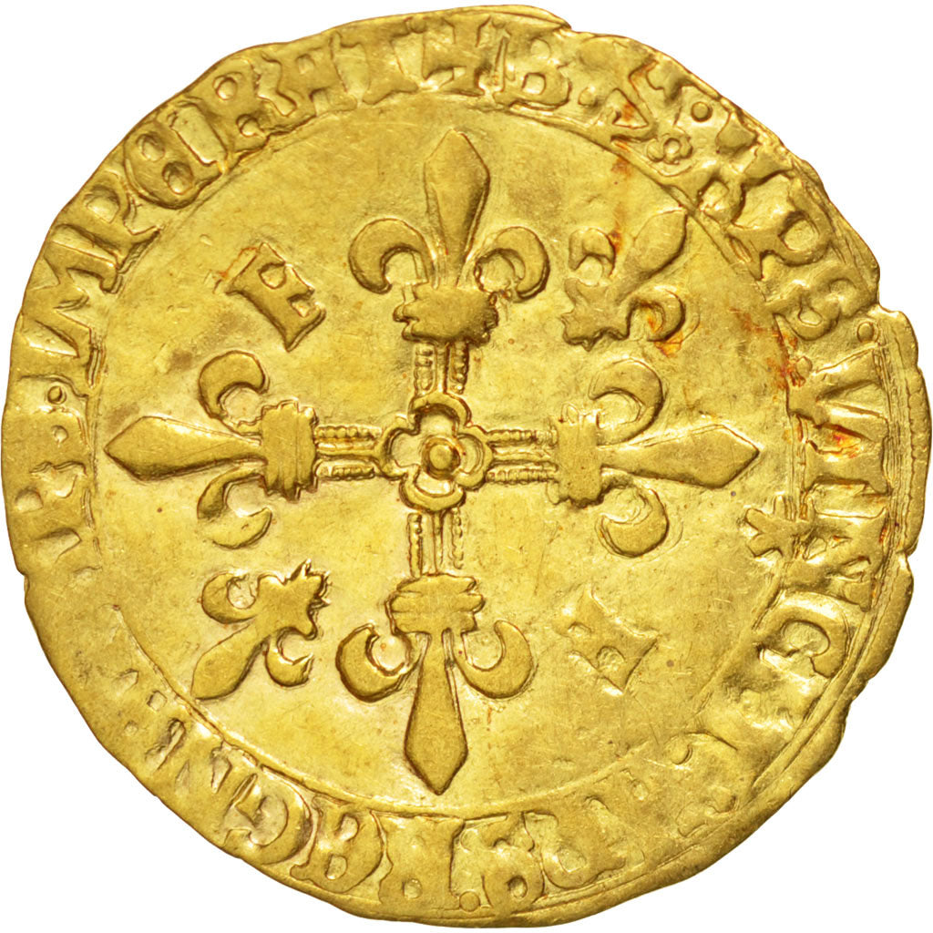 François Ier, Écu d'or au soleil, 5ème type, Bayonne, Duplessy 775var