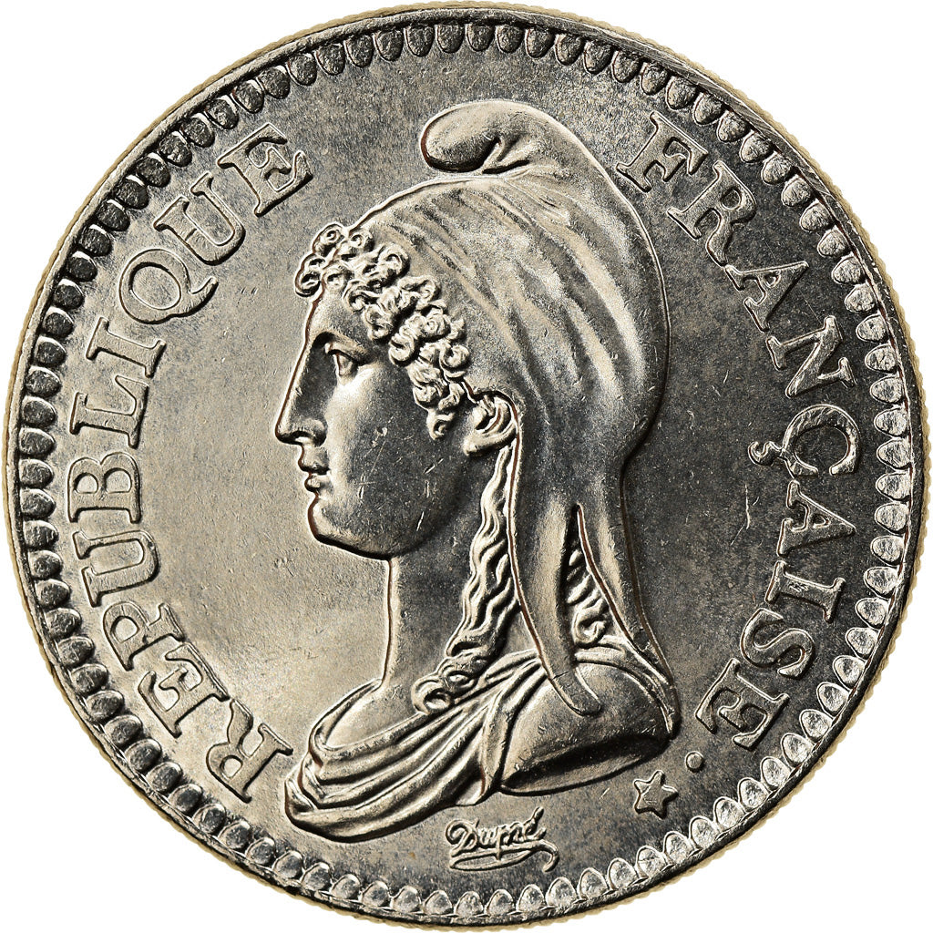 Coin, France, République, Franc, 1992, Paris, MS(63), Nickel, KM:1004.1