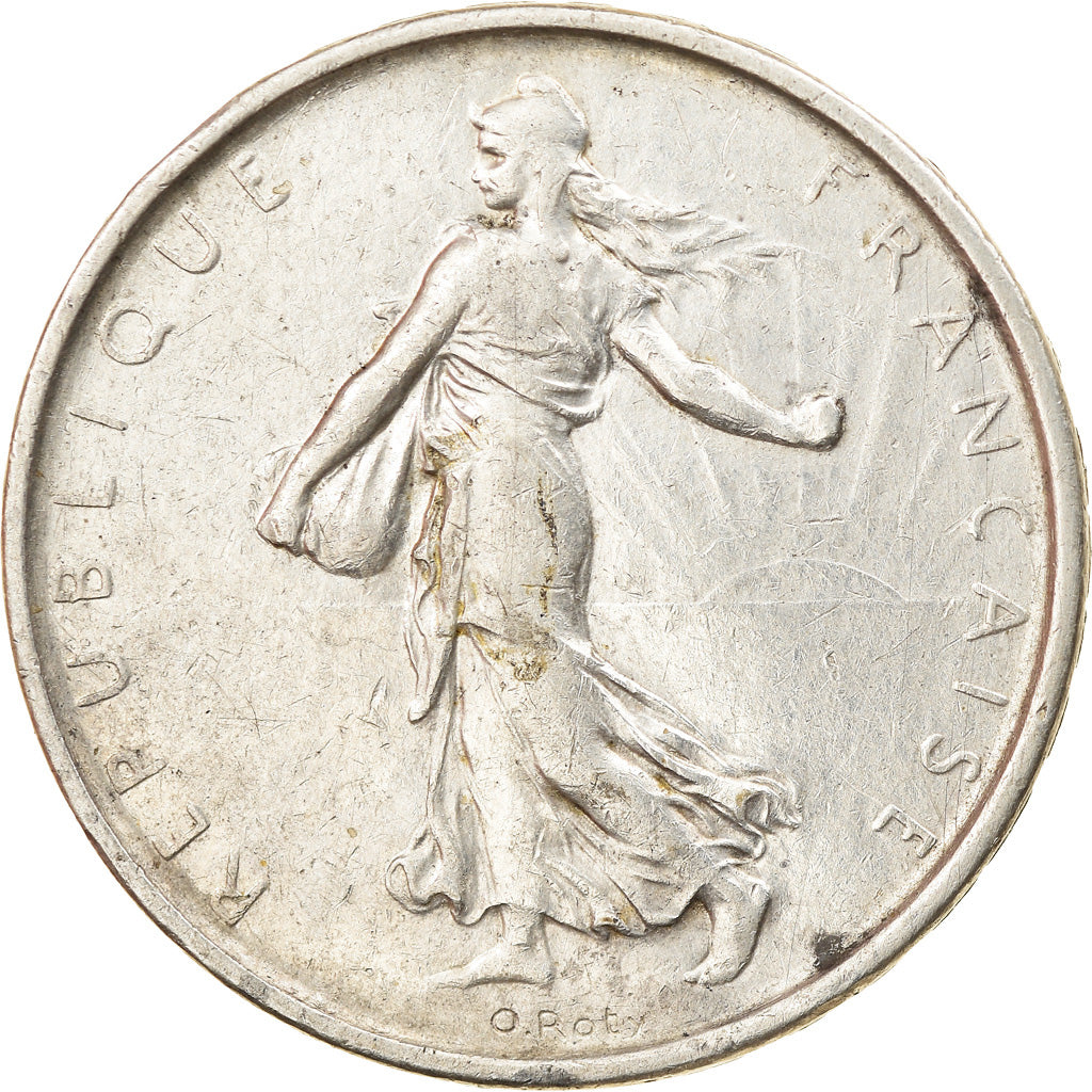 Coin, France, Semeuse, 5 Francs, 1962, AU(50-53), Silver, KM:926