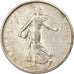 Moneda, Francia, Semeuse, 5 Francs, 1963, MBC+, Plata, KM:926