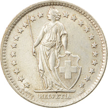 Coin, Switzerland, 2 Francs, 1964, Bern, VF(30-35), Silver, KM:21