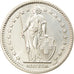 Coin, Switzerland, 2 Francs, 1967, Bern, MS(60-62), Silver, KM:21