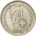 Coin, Switzerland, 2 Francs, 1931, Bern, EF(40-45), Silver, KM:21