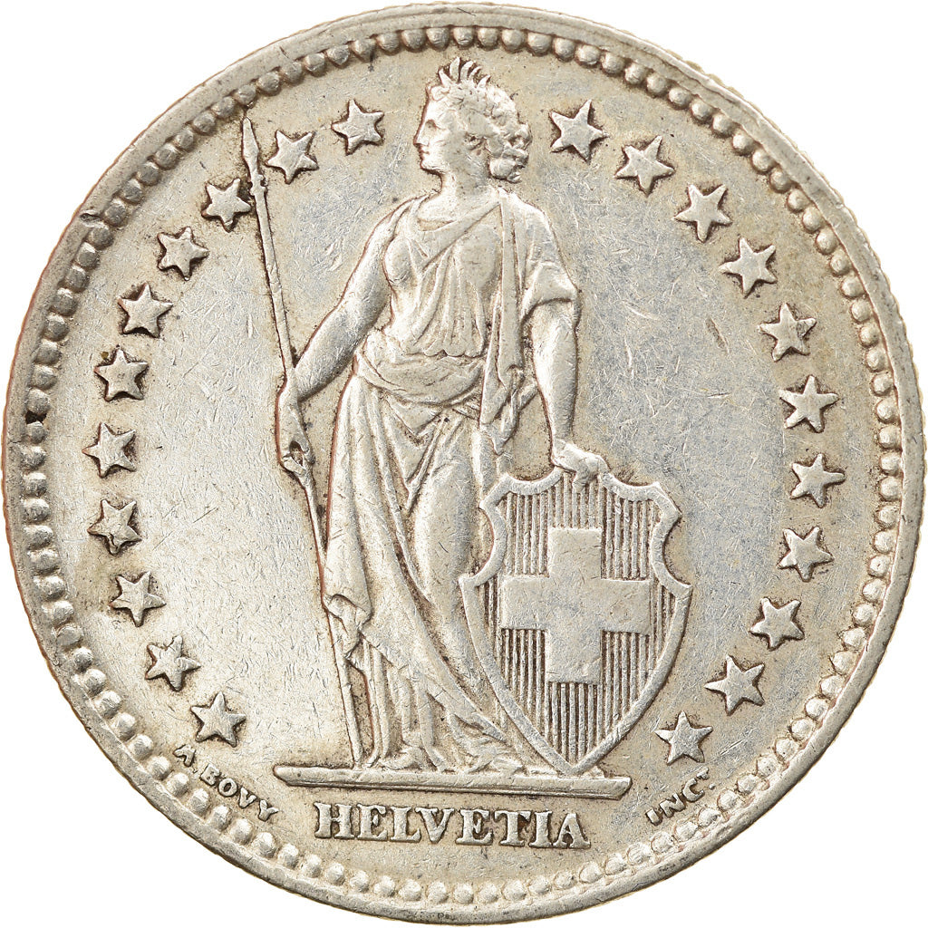 Moneta, Svizzera, 2 Francs, 1939, Bern, MB+, Argento, KM:21