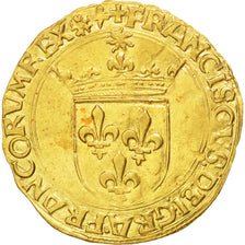 François Ier, Écu d'or au soleil, 5ème type, Lyon, Duplessy 775var