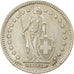 Coin, Switzerland, 2 Francs, 1944, Bern, VF(30-35), Silver, KM:21