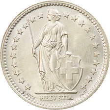 Coin, Switzerland, 2 Francs, 1959, Bern, MS(60-62), Silver, KM:21