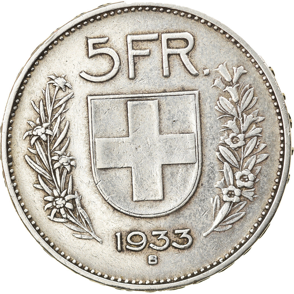 Monnaie, Suisse, 5 Francs, 1933, Bern, TTB, Argent, KM:40