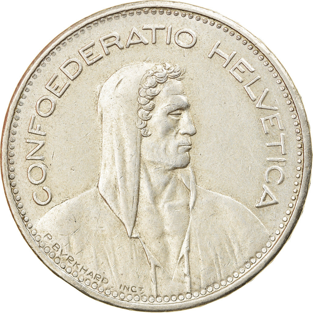 Münze, Schweiz, 5 Francs, 1965, Bern, SS, Silber, KM:40