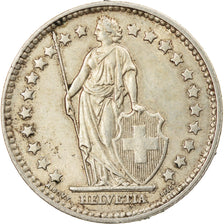 Coin, Switzerland, Franc, 1957, Bern, EF(40-45), Silver, KM:24