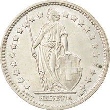 Coin, Switzerland, Franc, 1957, Bern, AU(55-58), Silver, KM:24