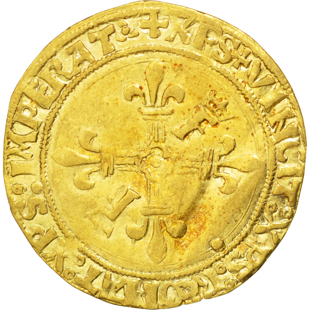 Coin, France, Ecu d'or, Lyons, EF(40-45), Gold, Duplessy:771