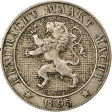 Coin, Belgium, Leopold II, 5 Centimes, 1895, EF(40-45), Copper-nickel, KM:41