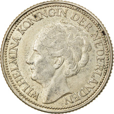 Coin, Netherlands, Wilhelmina I, 25 Cents, 1939, EF(40-45), Silver, KM:164