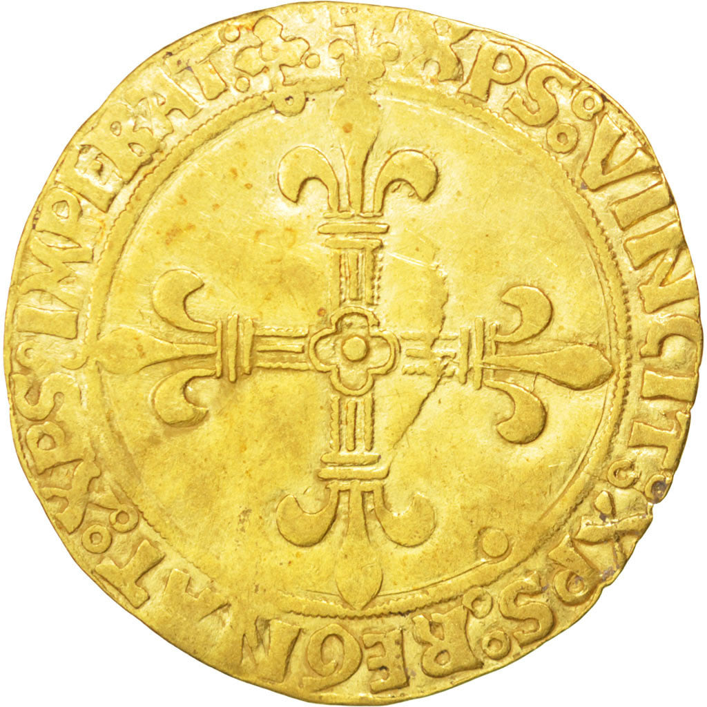 FRANCE, Ecu d'or, Lyons, EF(40-45), Gold, Duplessy #647, 3.32