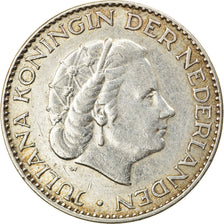 Coin, Netherlands, Juliana, Gulden, 1954, VF(20-25), Silver, KM:184