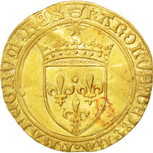 FRANCE, Ecu d'or, Saint Lô, AU(50-53), Gold, Duplessy #575, 3.41