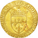 FRANCE, Ecu d'or, Saint Lô, AU(50-53), Gold, Duplessy #575, 3.41