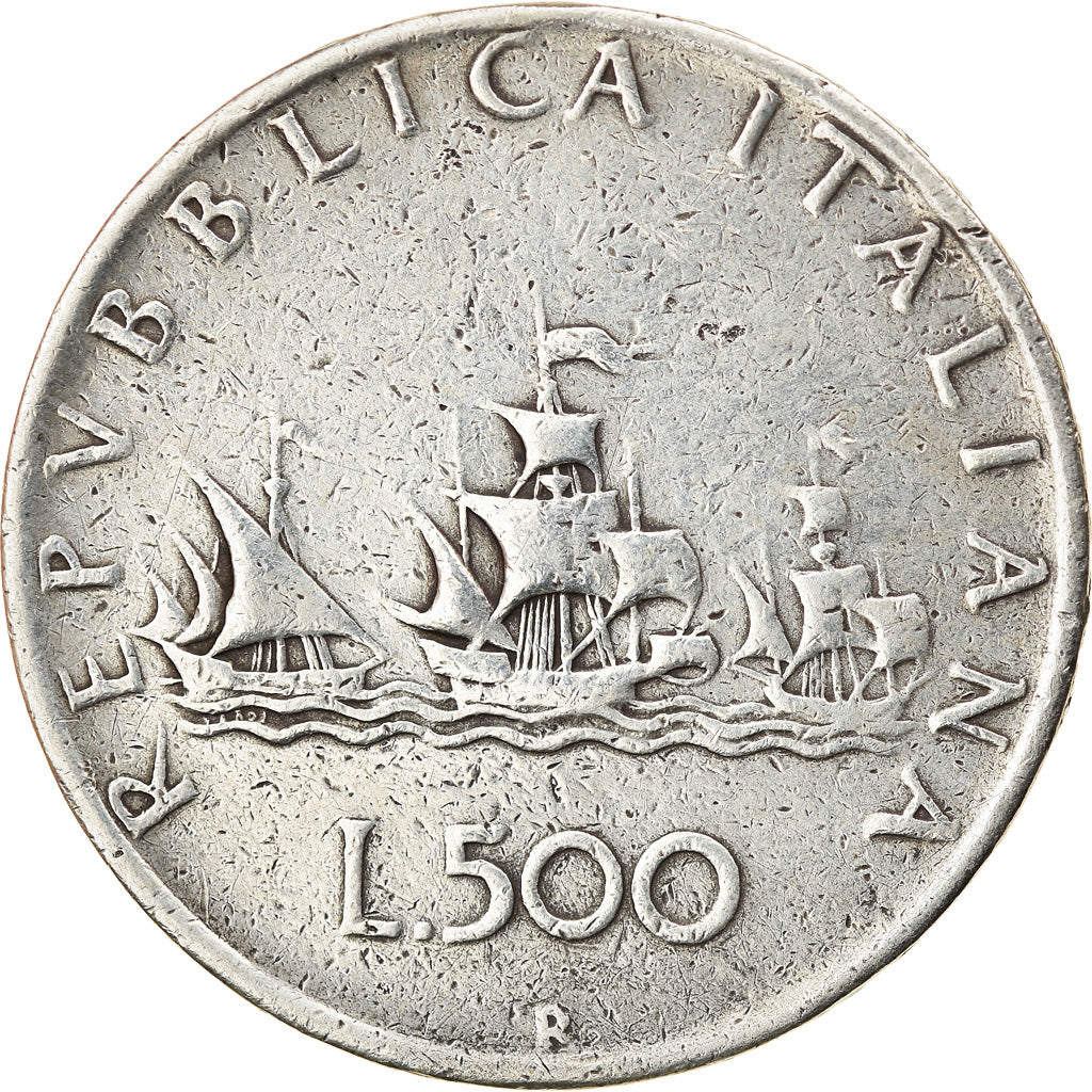 Coin, Italy, 500 Lire, 1960, Rome, EF(40-45), Silver, KM:98